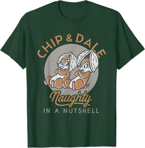 Disney Chip n Dale Naughty in a Nutshell T-Shirt - T-Shirt | Forest