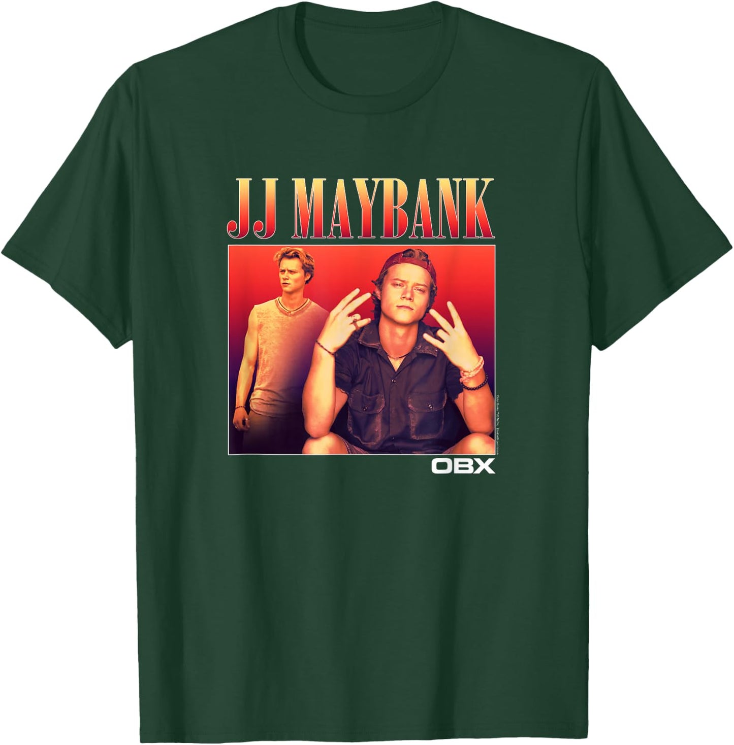 Outer Banks JJ Maybank Portrait Small T-Shirt - T-Shirt | Forest