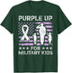 Purple Up for Military Kids Boys and Girls Military Child T-Shirt - T-Shirt | Forest