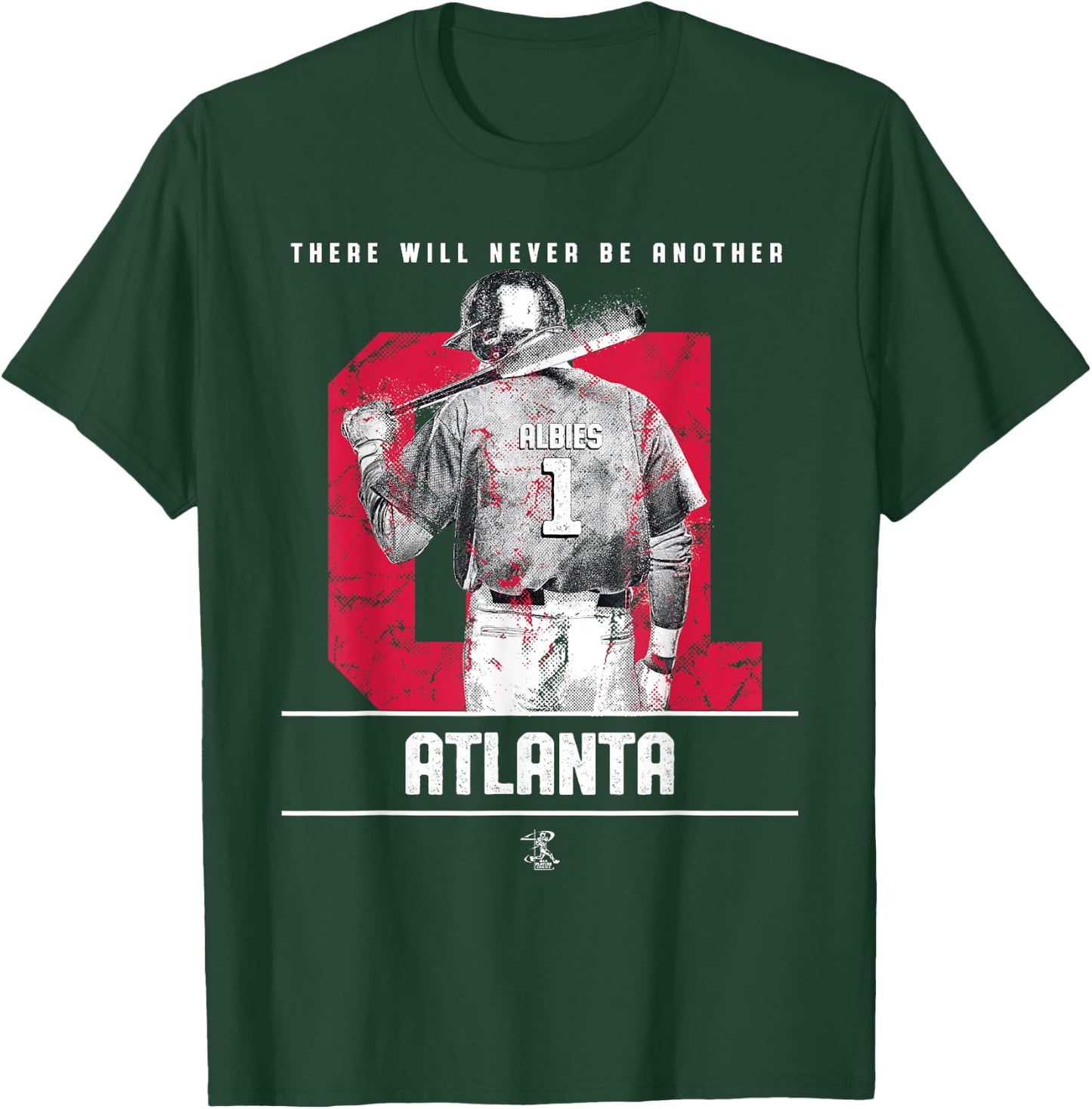 Ozzie Albies - There Will Never Be Another - Apparel T-Shirt - T-Shirt | Forest