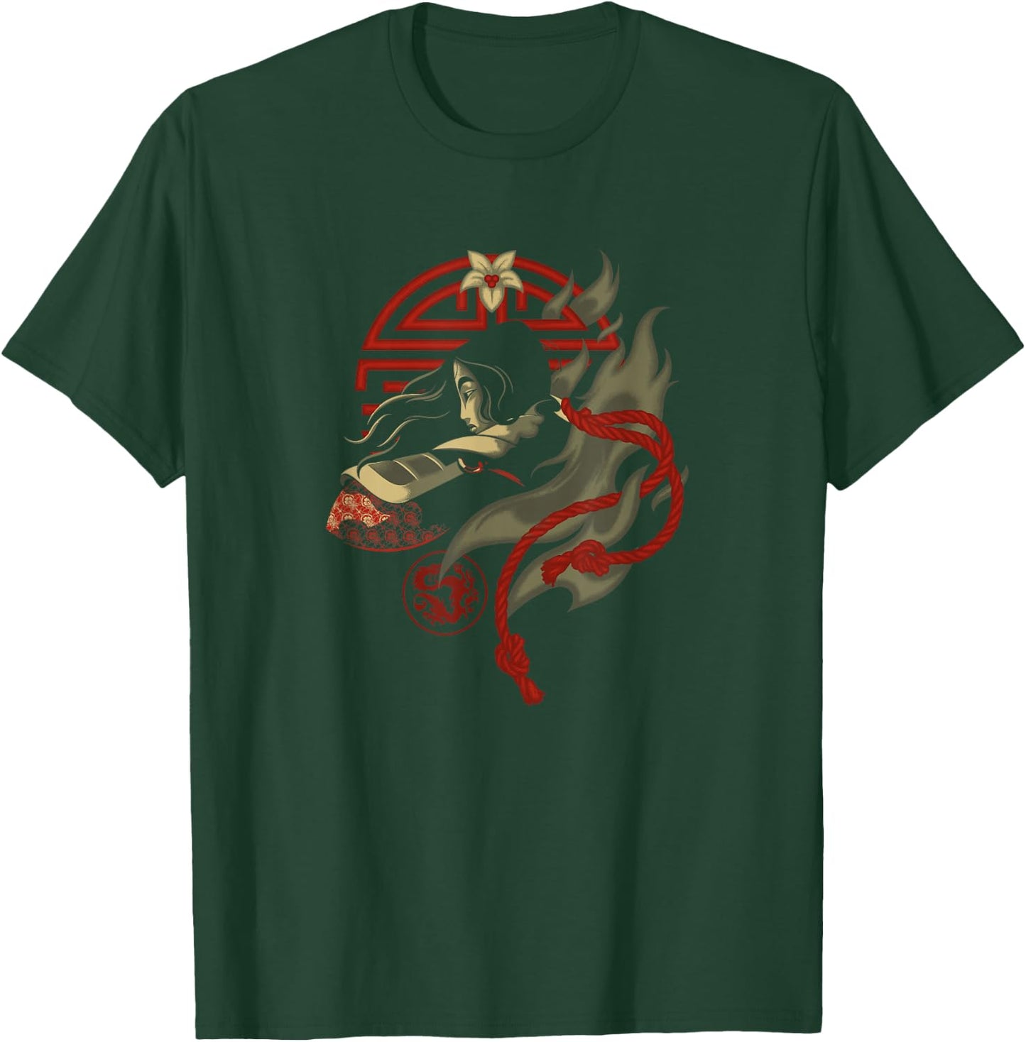 Disney Mulan Mulan Fighting Spirit With Sigil T-Shirt - T-Shirt | Forest