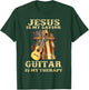 Jesus Is My Savior Guitar Is My Therapy Funny Christian T-Shirt - T-Shirt | Forest