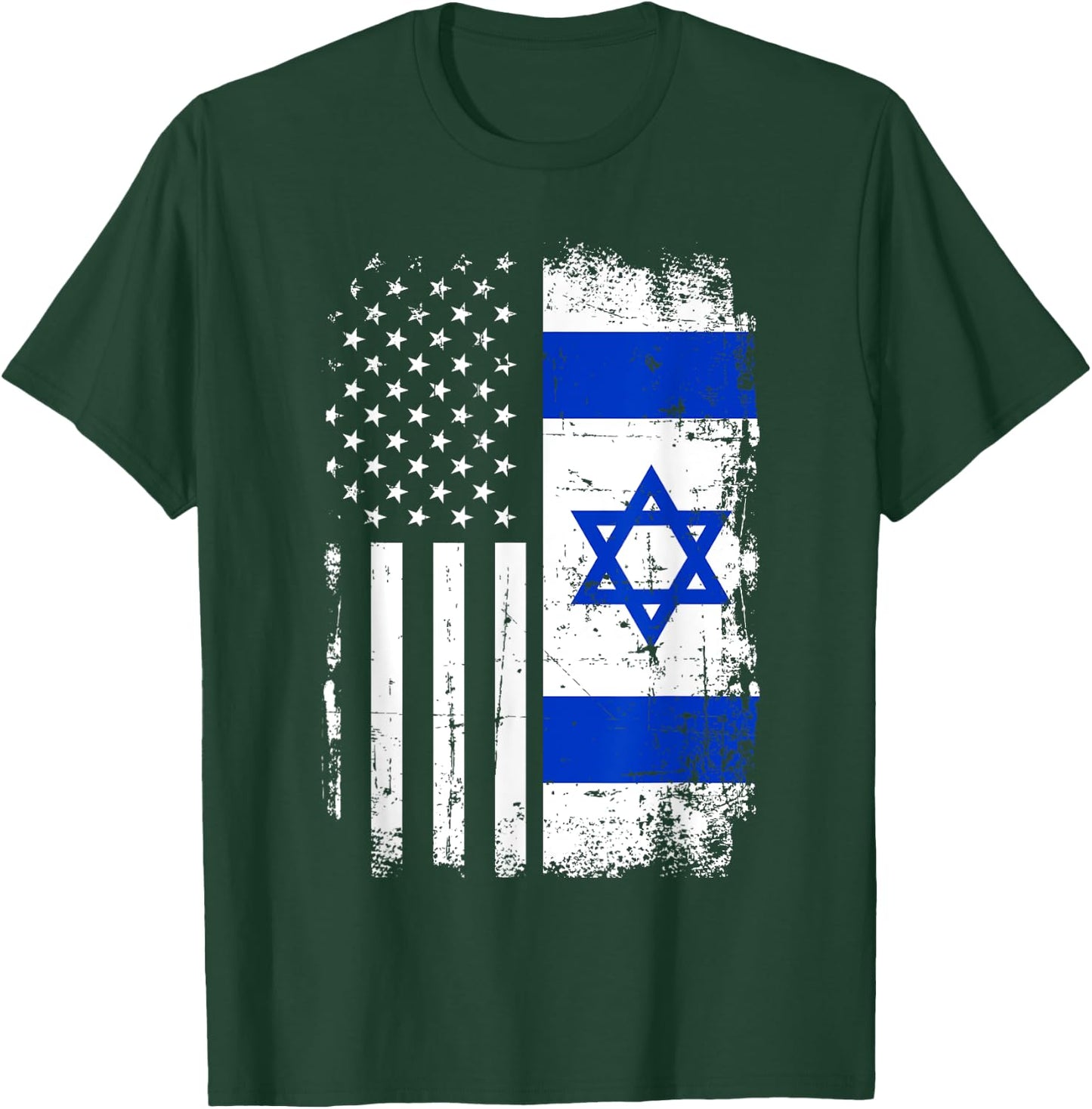 Israel USA flag T-Shirt - T-Shirt | Forest