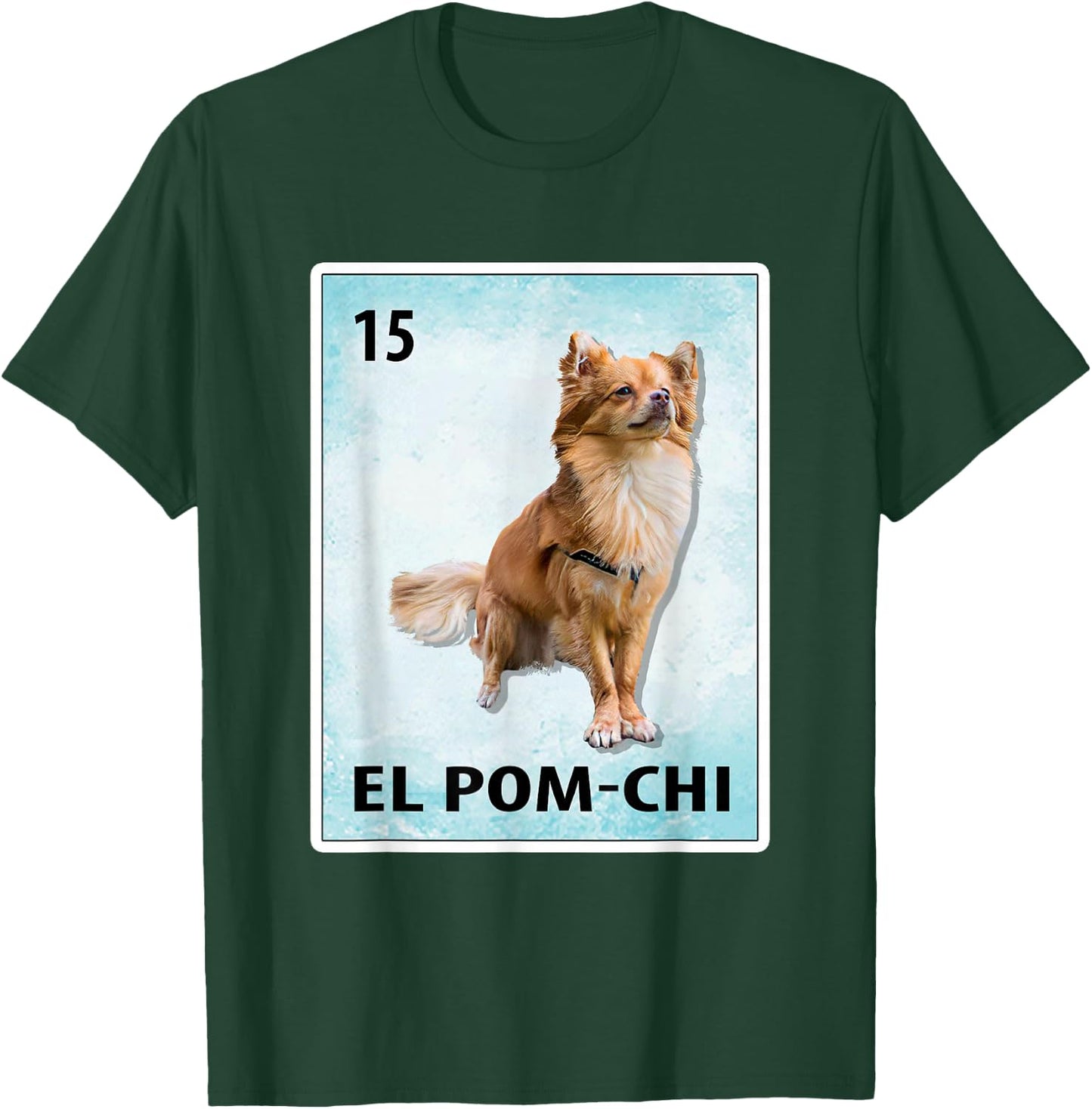 El Pom-Chi Mexican Pom-Chi Cards T-Shirt - T-Shirt | Forest