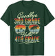 Vintage Goodbye 3rd Grade Hello 4th Grade Summer Student Kid T-Shirt - T-Shirt | Forest
