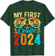 My First 2024 Cruise Trip Kids Vacation Matching Family Ship T-Shirt - T-Shirt | Forest