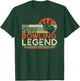 Dad Husband Veteran Bowling Legend Retired Military Bowler T-Shirt - T-Shirt | Forest