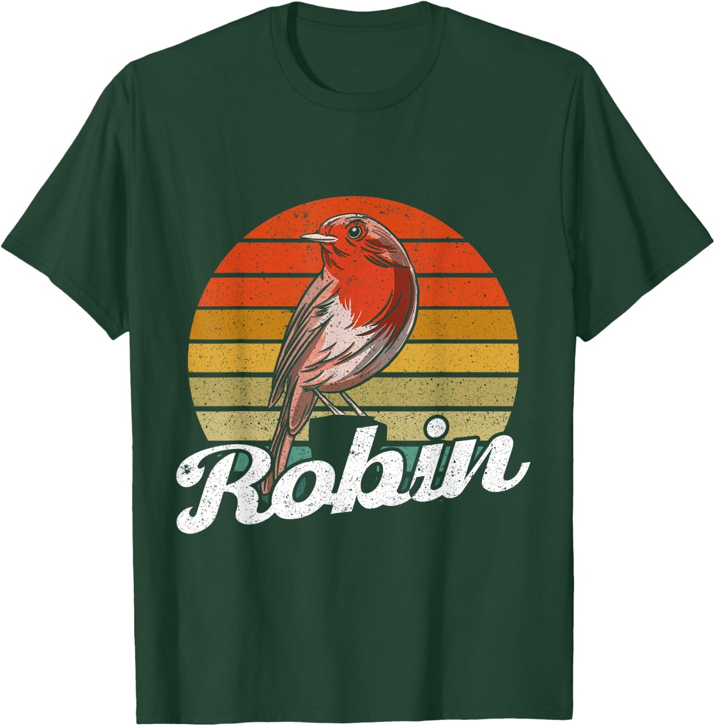 Robin bird design gift bird lover T-Shirt - T-Shirt | Forest