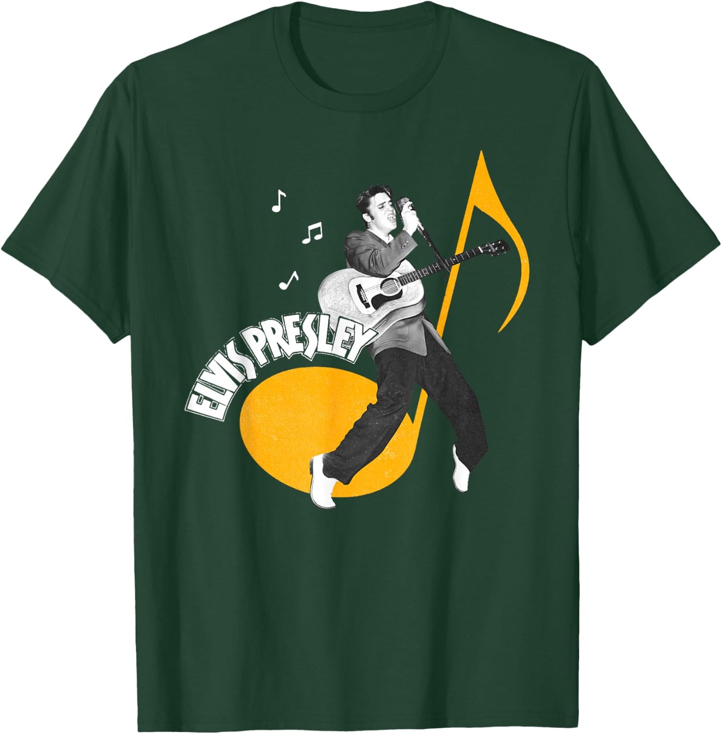 Elvis Presley Official Music Note T-Shirt - T-Shirt | Forest