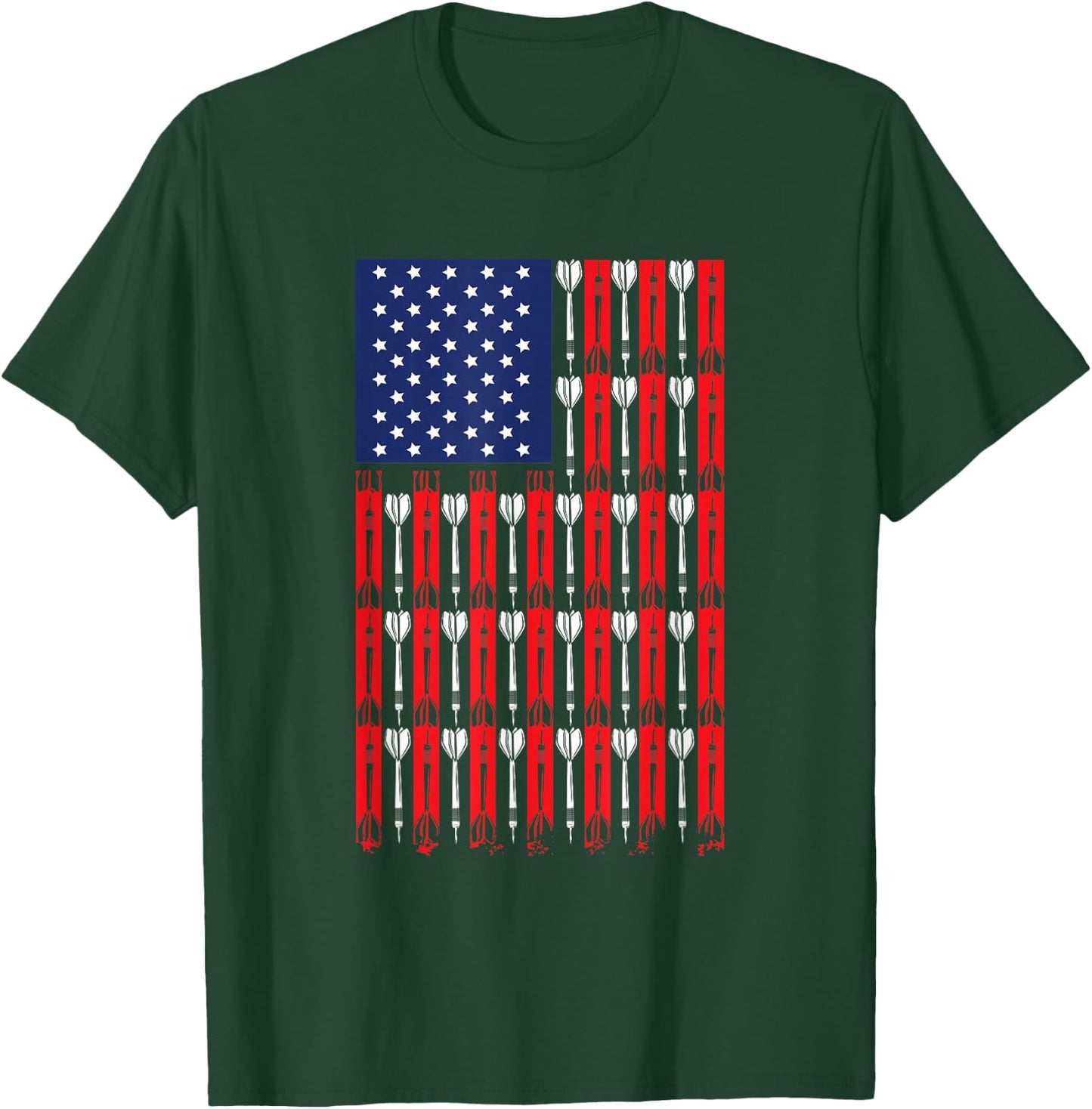 American Flag Darts T-Shirt - T-Shirt | Forest
