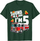 Fire Truck 5th Birthday Boy Firefighter 5 Year Old T-Shirt - T-Shirt | Forest