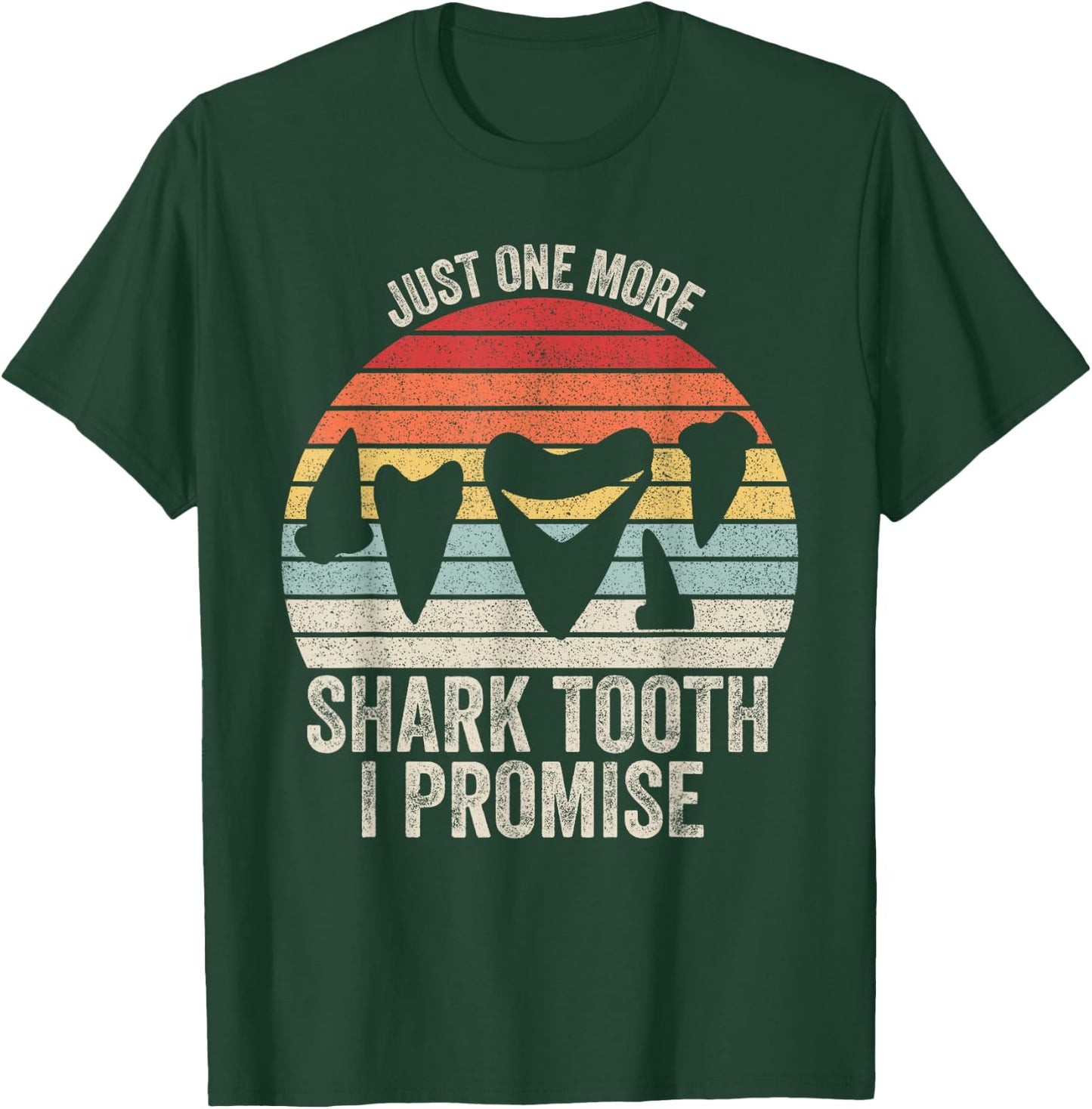 Retro Fossil Teeth Shirt Just One More Shark Tooth I Promise T-Shirt - T-Shirt | Forest