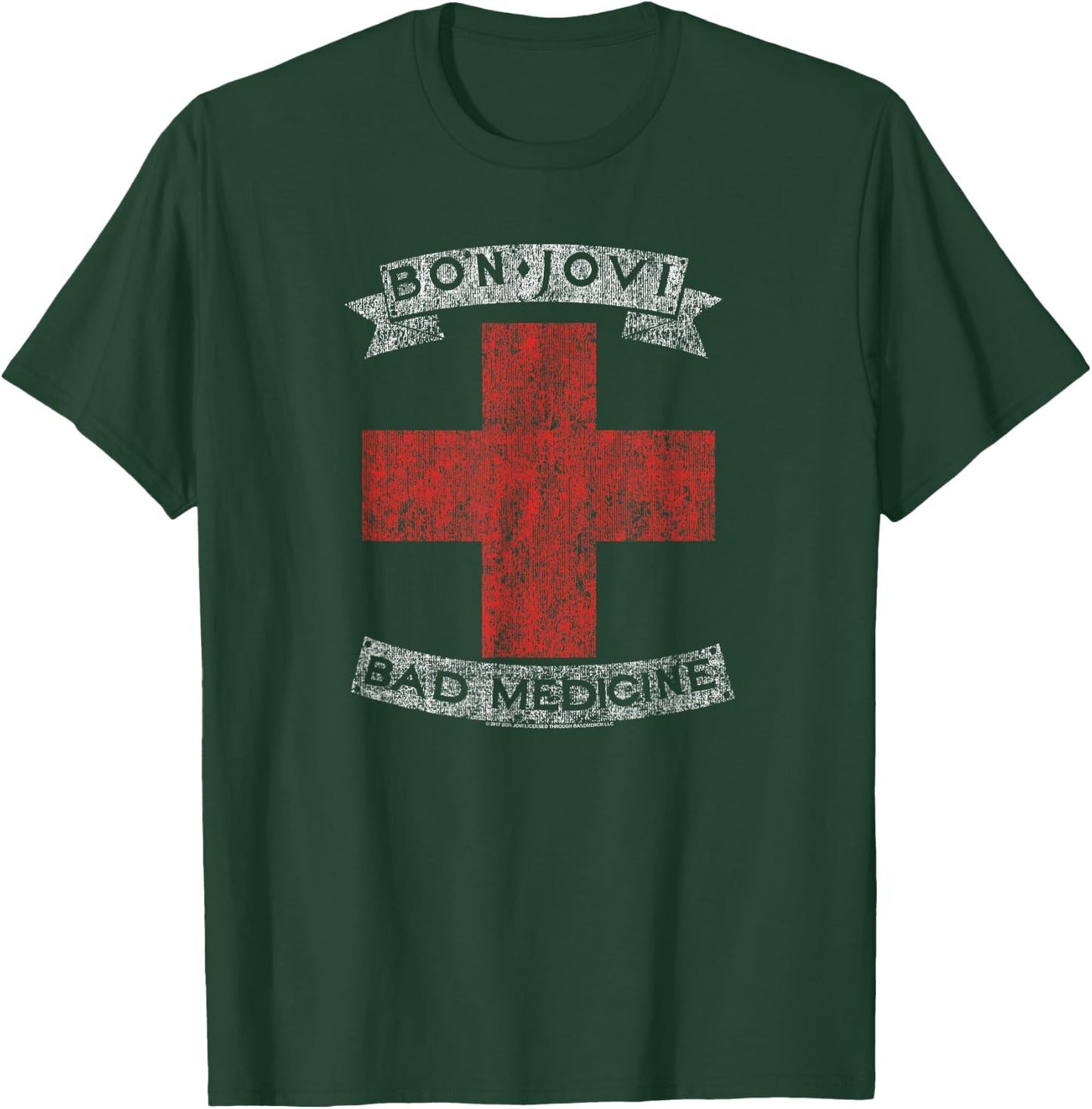 Bon Jovi Bad Medicine T-Shirt - T-Shirt | Forest