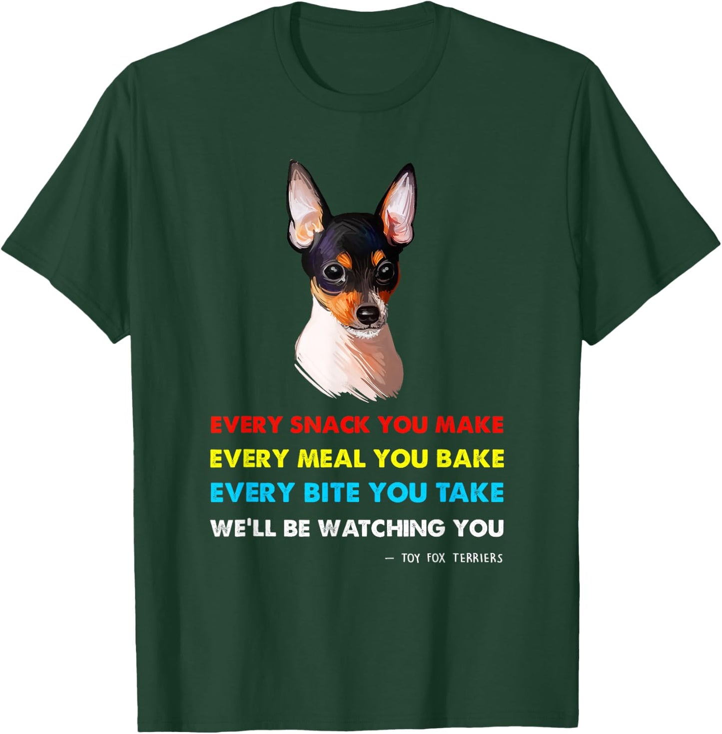 Toy Fox Terrier Dog Shirt | Toy Fox Terrier T-Shirt - T-Shirt | Forest