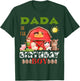 Dada Of The Birthday Boy Farm Animal Bday Party Celebration T-Shirt - T-Shirt | Forest