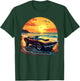 Classic Muscle Car Retro Vintage Style American Car Beach T-Shirt - T-Shirt | Forest