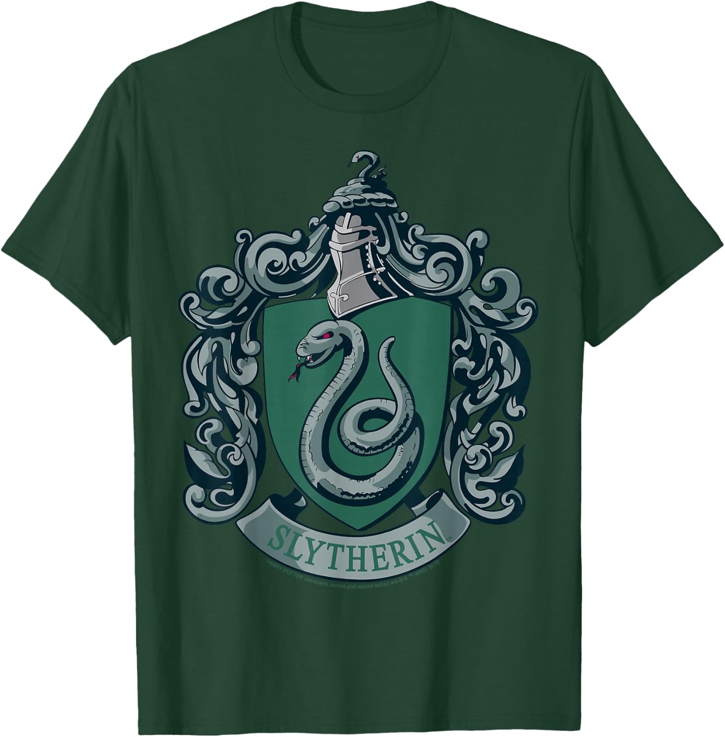 Harry Potter Slytherin House Crest Small T-Shirt - T-Shirt | Forest