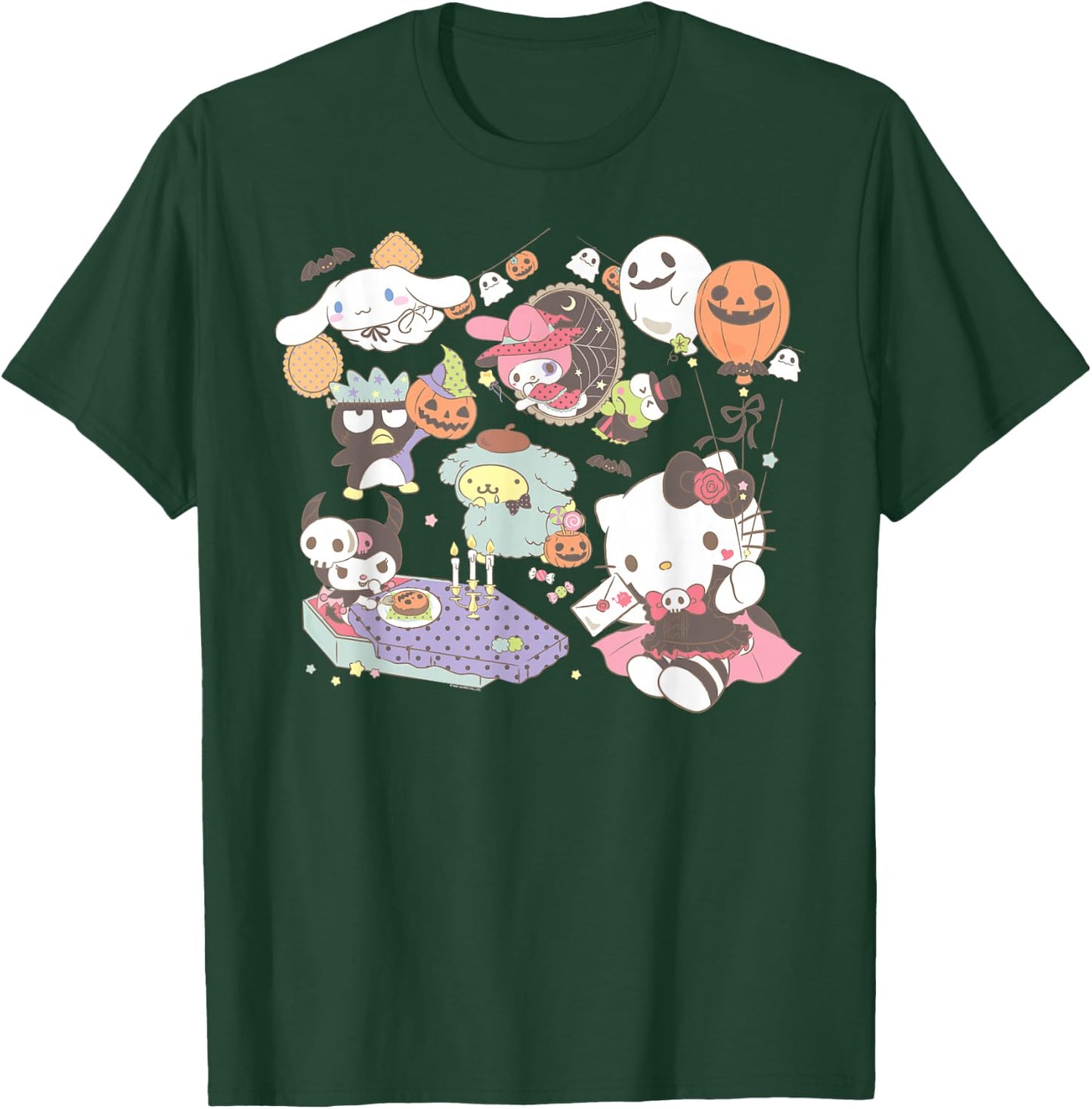 Sanrio Characters Costume Party Halloween T-Shirt - T-Shirt | Forest