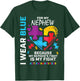 Uncle Aunt Heart I Wear Blue for My Nephew Autism Awareness Small T-Shirt - T-Shirt | Forest