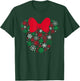 Disney Minnie Mouse Icon Holiday Snowflakes T-Shirt - T-Shirt | Forest