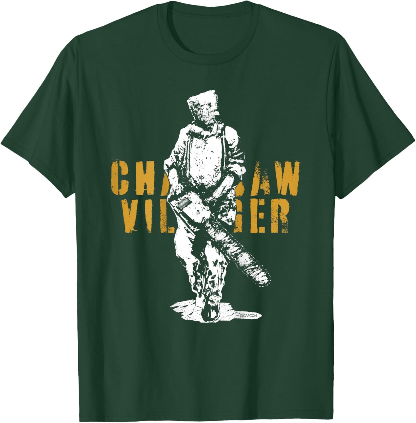 Resident Evil 4 Chainsaw Villager T-Shirt - T-Shirt | Forest