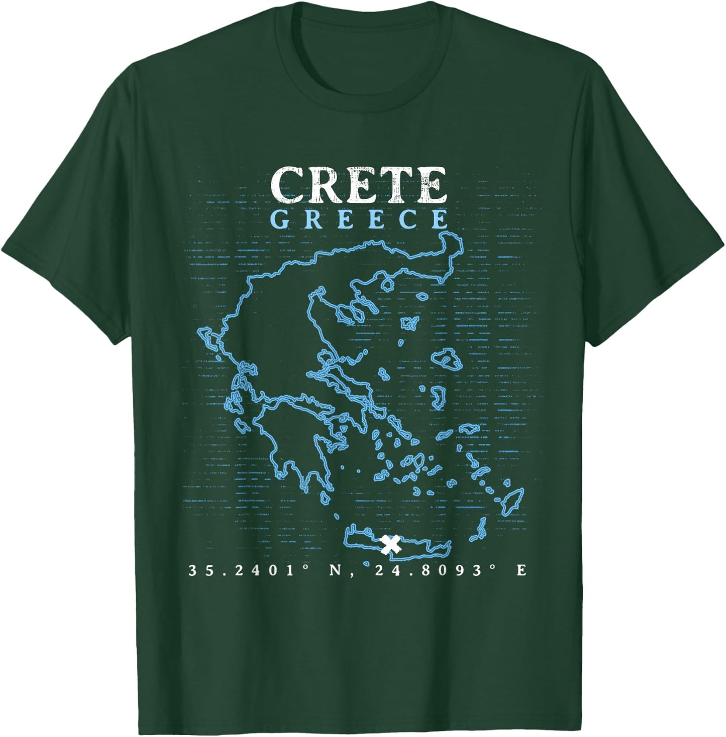 Greece Crete T-Shirt - T-Shirt | Forest