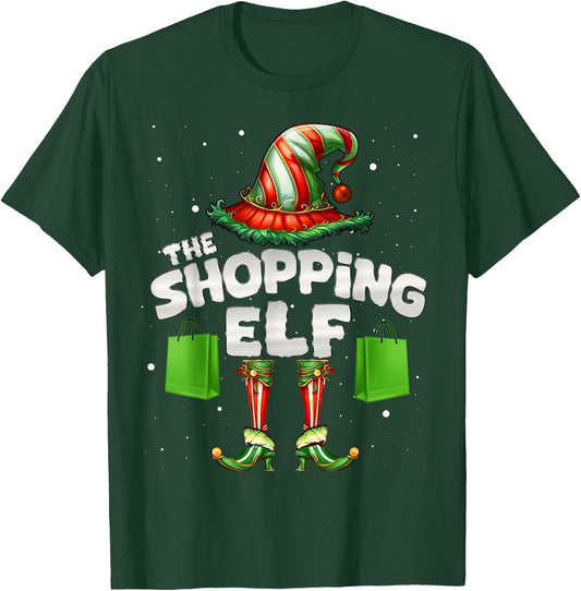 I'm The Shopping Elf Family Matching Group Christmas T-Shirt - T-Shirt | Forest