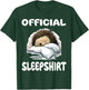 Hedgehog Animal Official Sleepshirt Pajamas Nightgown T-Shirt - T-Shirt | Forest