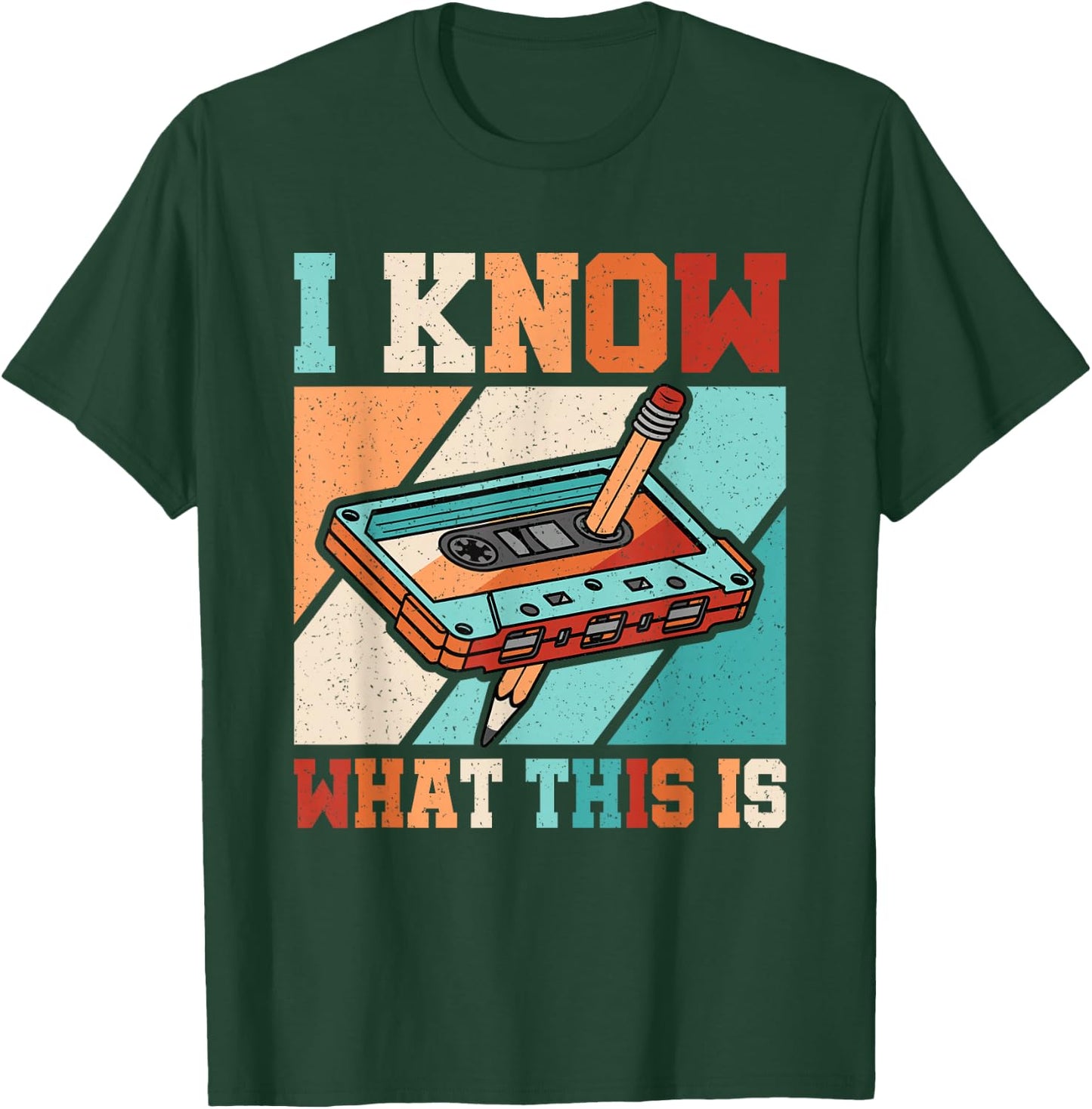 I Know What This Is 80s 90s Party Outfit Retro Men Women T-Shirt - T-Shirt | Forest