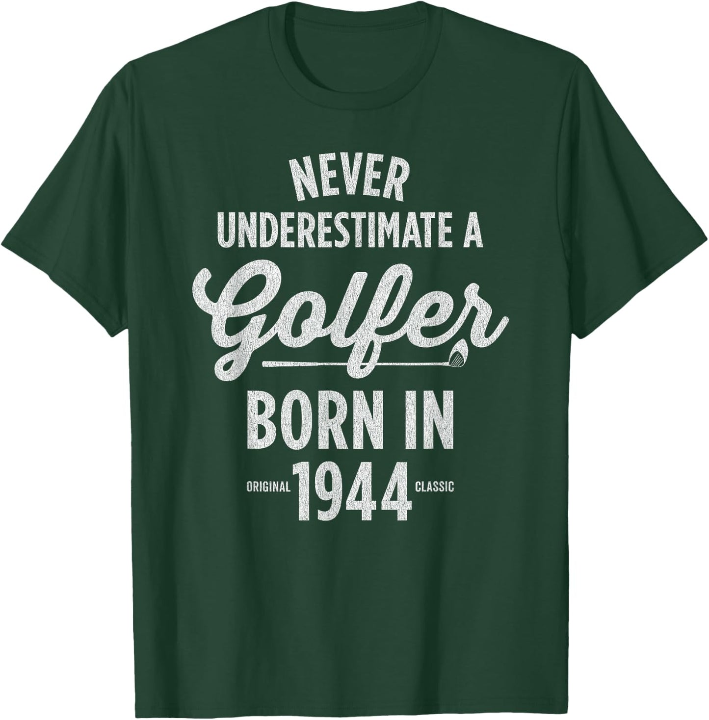 81 Year Old Golfer 81st Birthday Golf T-Shirt - T-Shirt | Forest