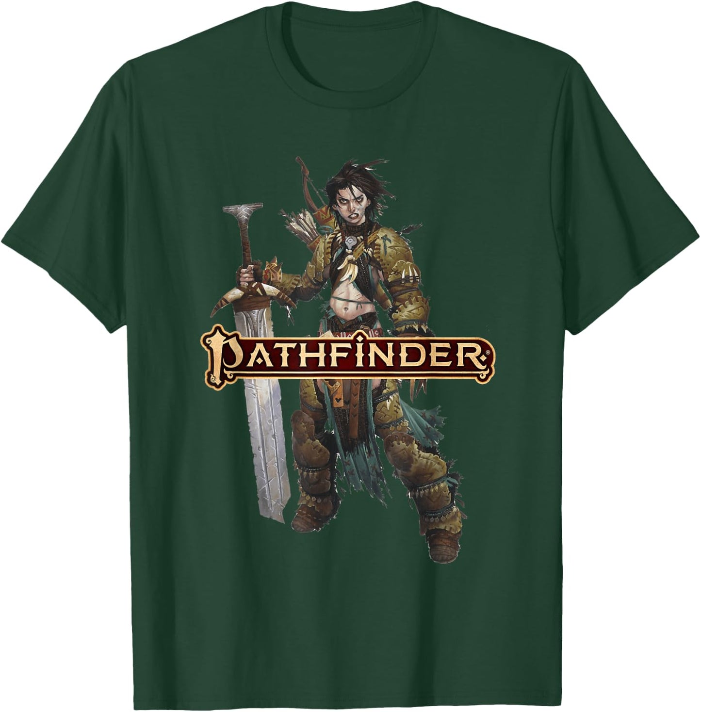 Pathfinder: Amiri The Barbarian T-Shirt - T-Shirt | Forest