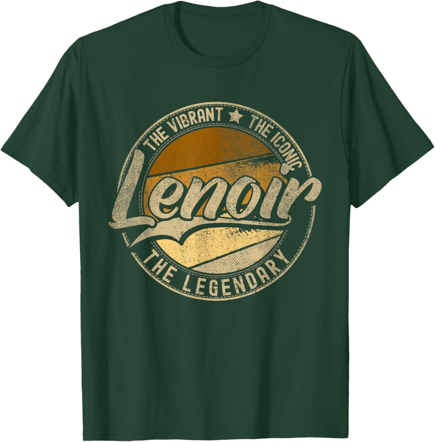 Lenoir NC | North Carolina | Vintage Distressed T-Shirt - T-Shirt | Forest