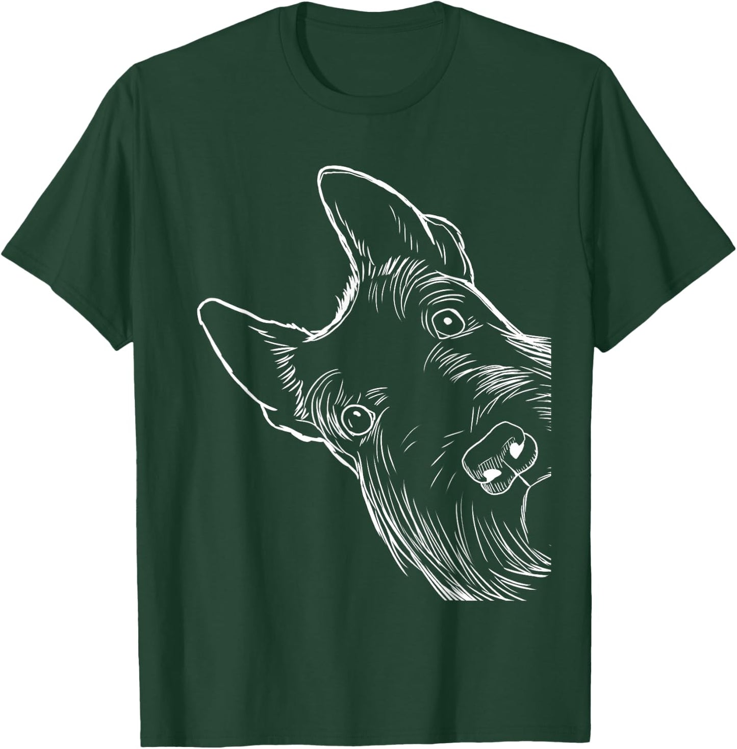 Funny Scottie Dog Scottish Terrier Small T-Shirt - T-Shirt | Forest