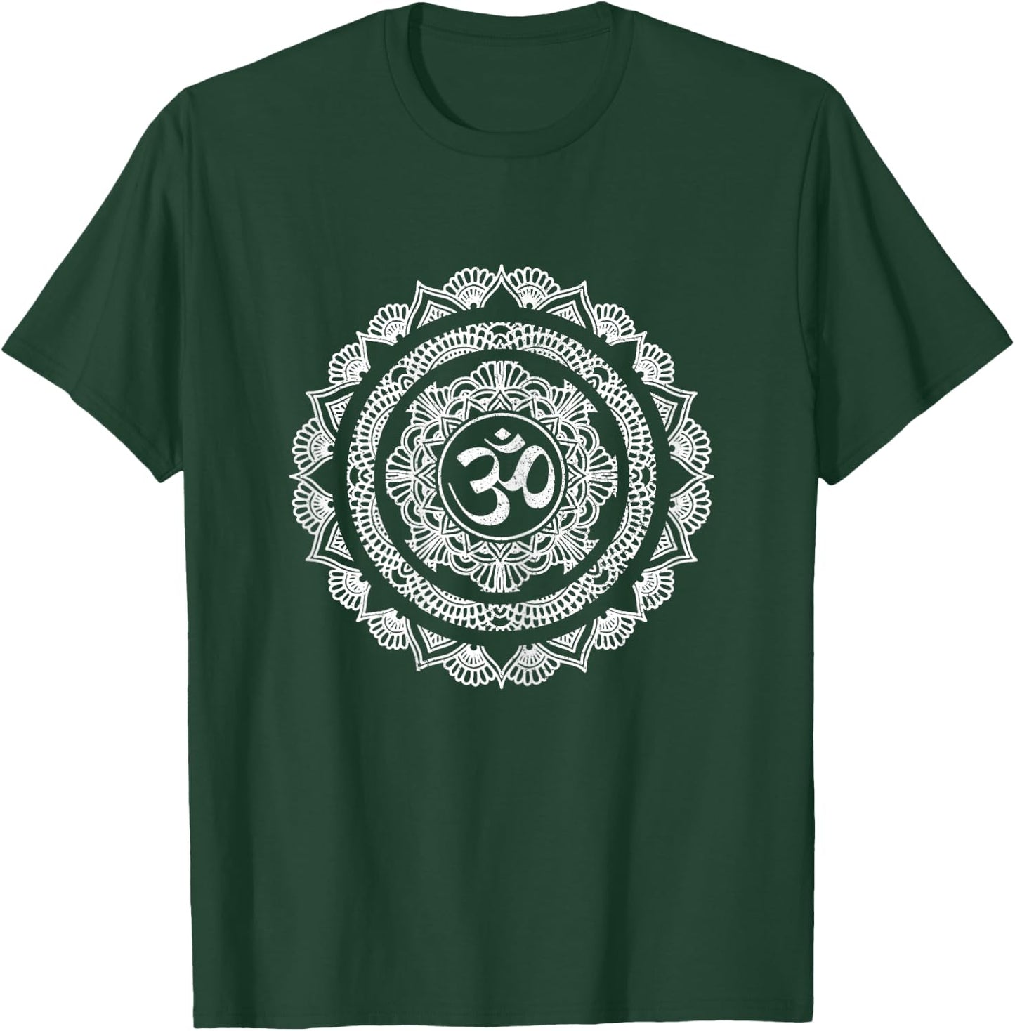 Yoga Mandala Om Symbol Buddha Yogi Gift T-Shirt - T-Shirt | Forest