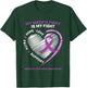 Lymphoma Cancer Shirts Niece Hodgkin's Lymphoma Awareness T-Shirt - T-Shirt | Forest