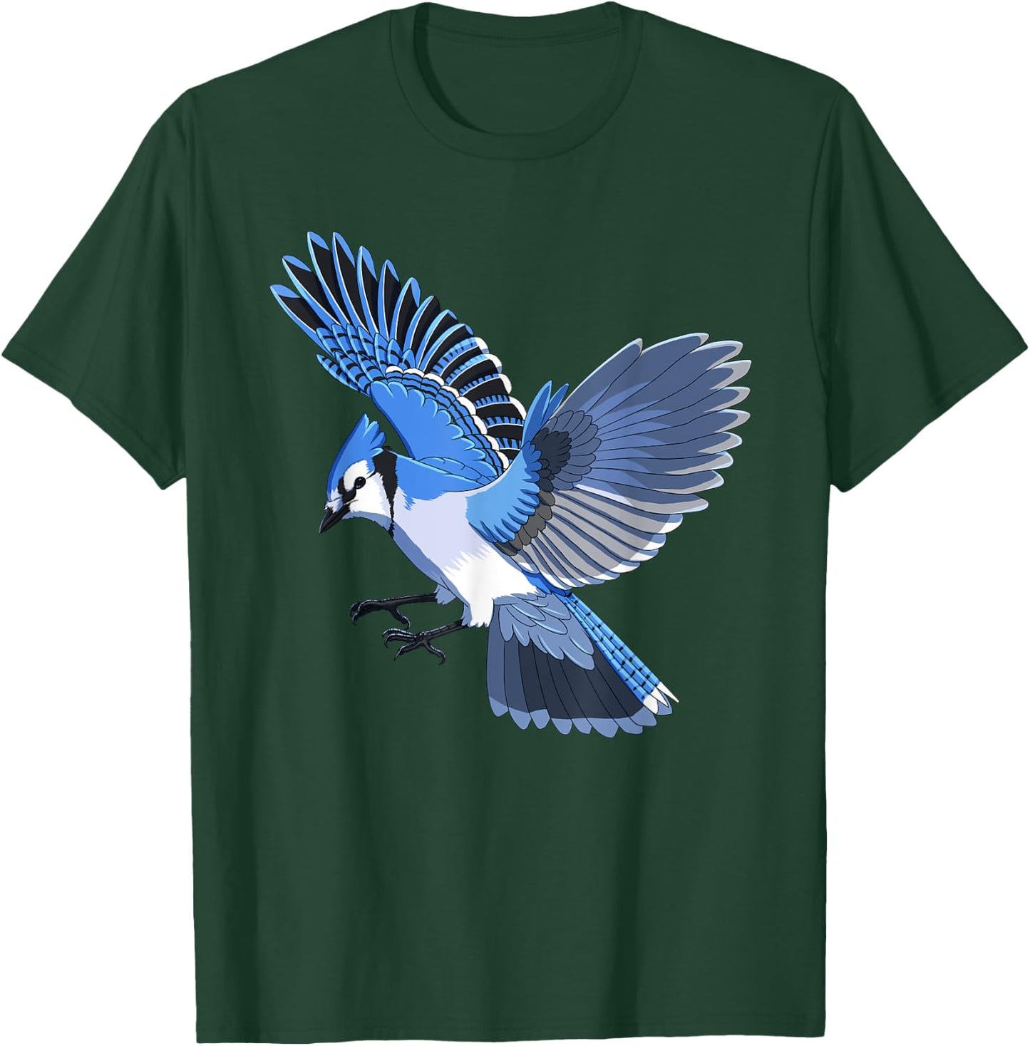 Animal Bird Blue Jay T-Shirt - T-Shirt | Forest