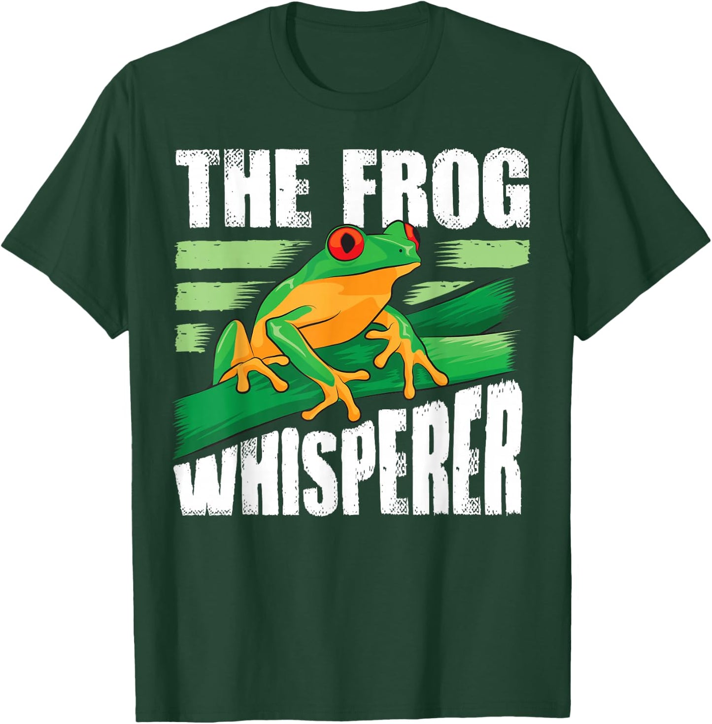 Funny The Frog Whisperer Gift | Cute Bullfrog Fan Boys Girls T-Shirt - T-Shirt | Forest