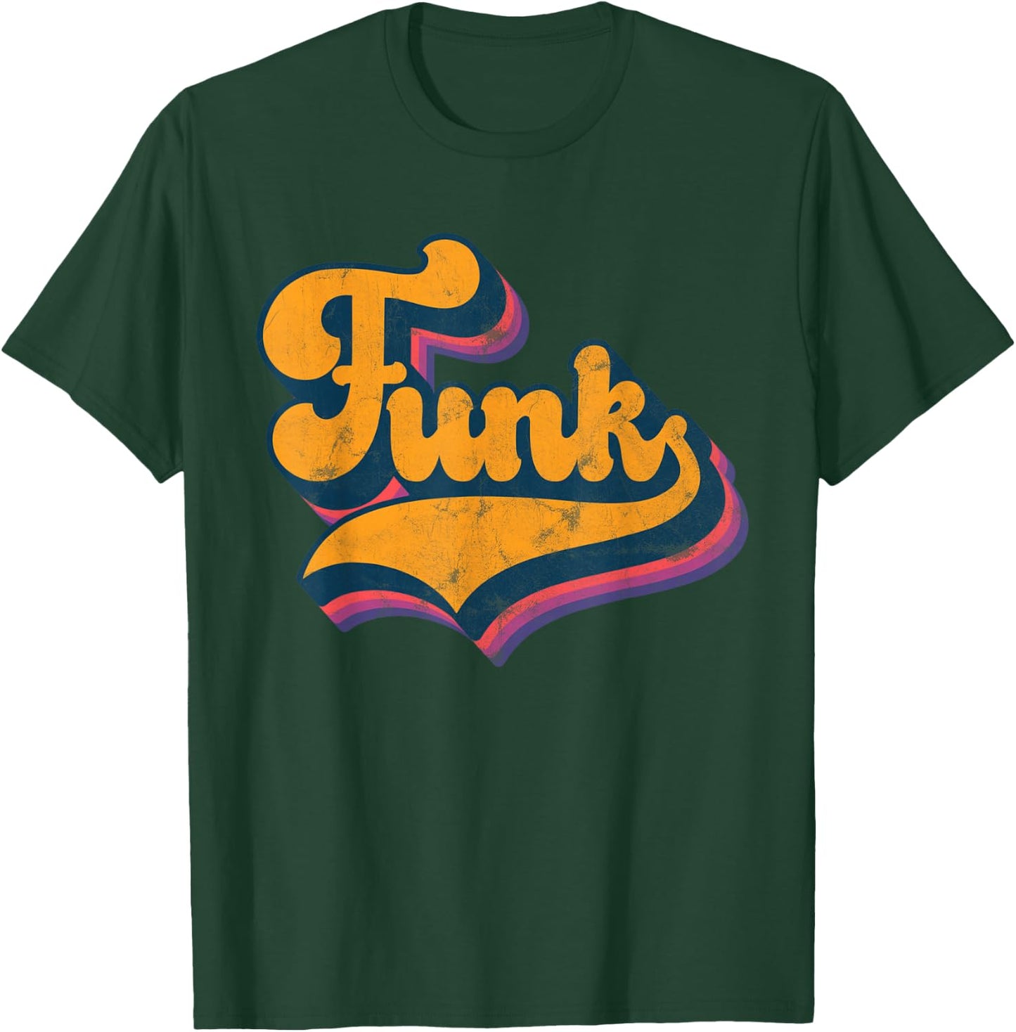 ryte TRACK Funk Music Fans - Black, Small - -Adults, Short Sleeve, Classic Fit, , Retro Pop-Art Design T-Shirt - T-Shirt | Forest