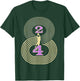 Number 8 and 24 Basketball Sport Memorial T-Shirt - T-Shirt | Forest