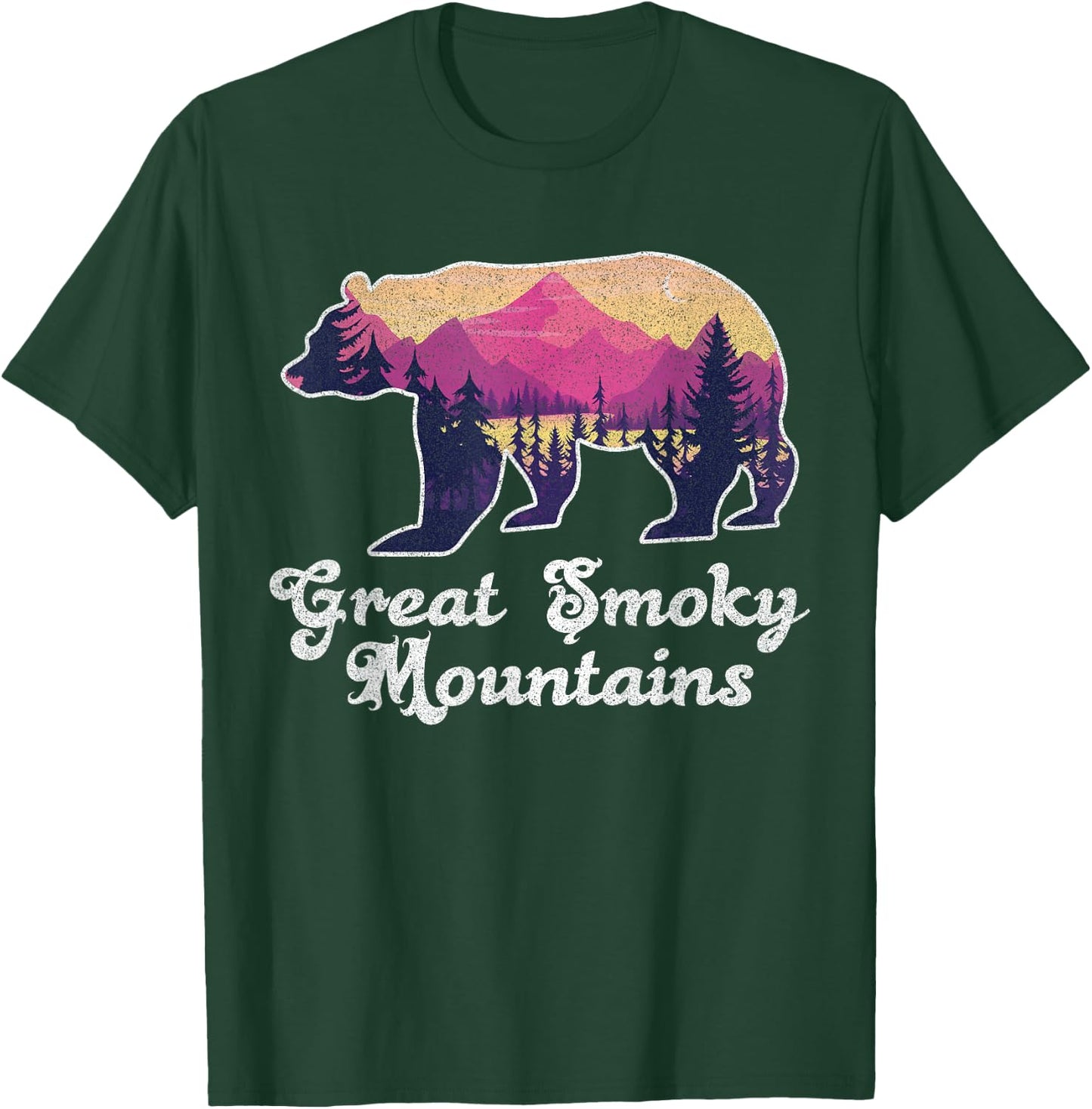 Smoky Mountains Gatlinburg Tennessee Souvenirs T-Shirt - T-Shirt | Forest