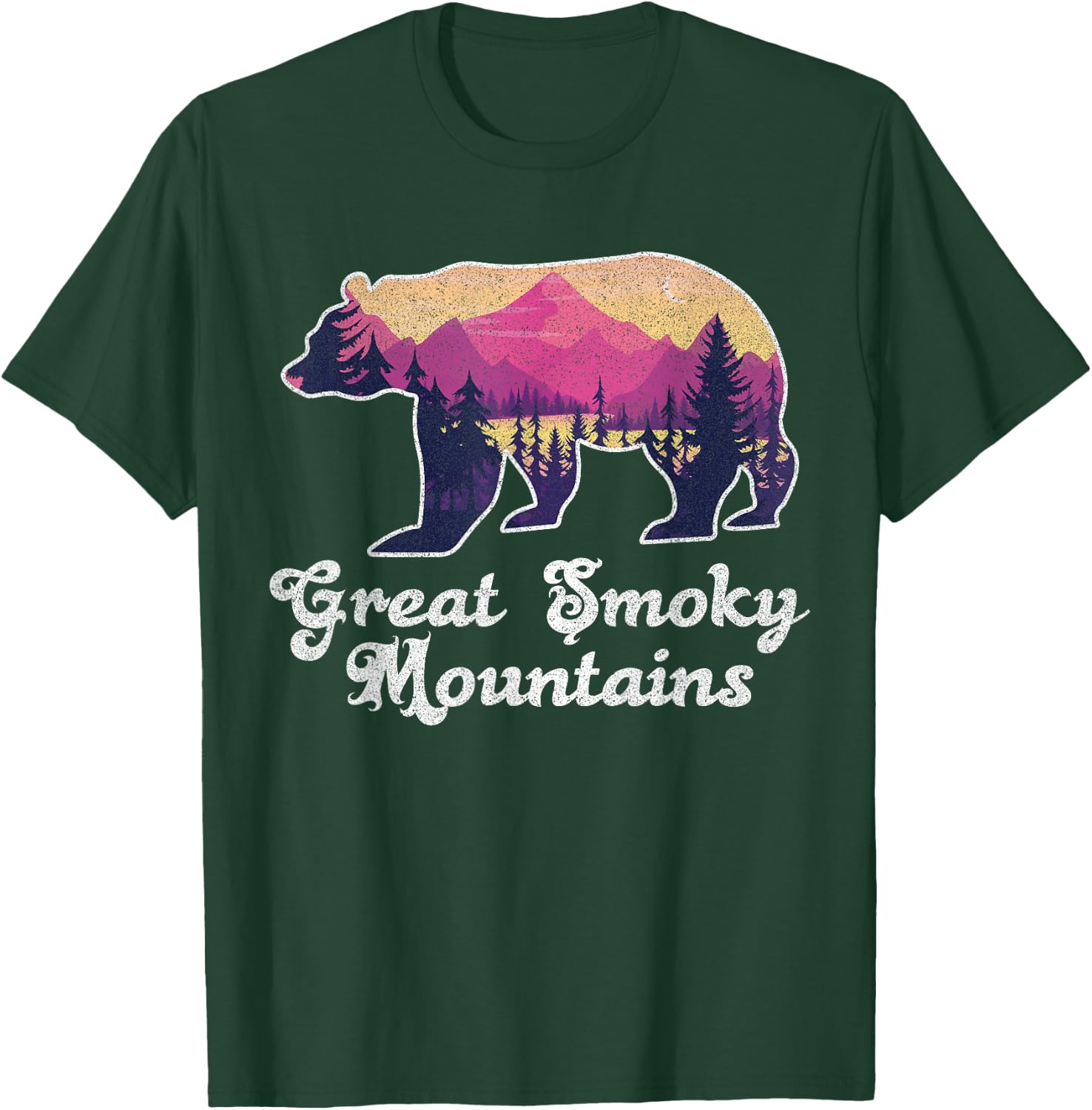 Smoky Mountains Gatlinburg Tennessee Souvenirs T-Shirt - T-Shirt | Forest