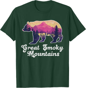 Smoky Mountains Gatlinburg Tennessee Souvenirs T-Shirt - T-Shirt | Forest