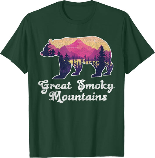 Smoky Mountains Gatlinburg Tennessee Souvenirs T-Shirt - T-Shirt | Forest