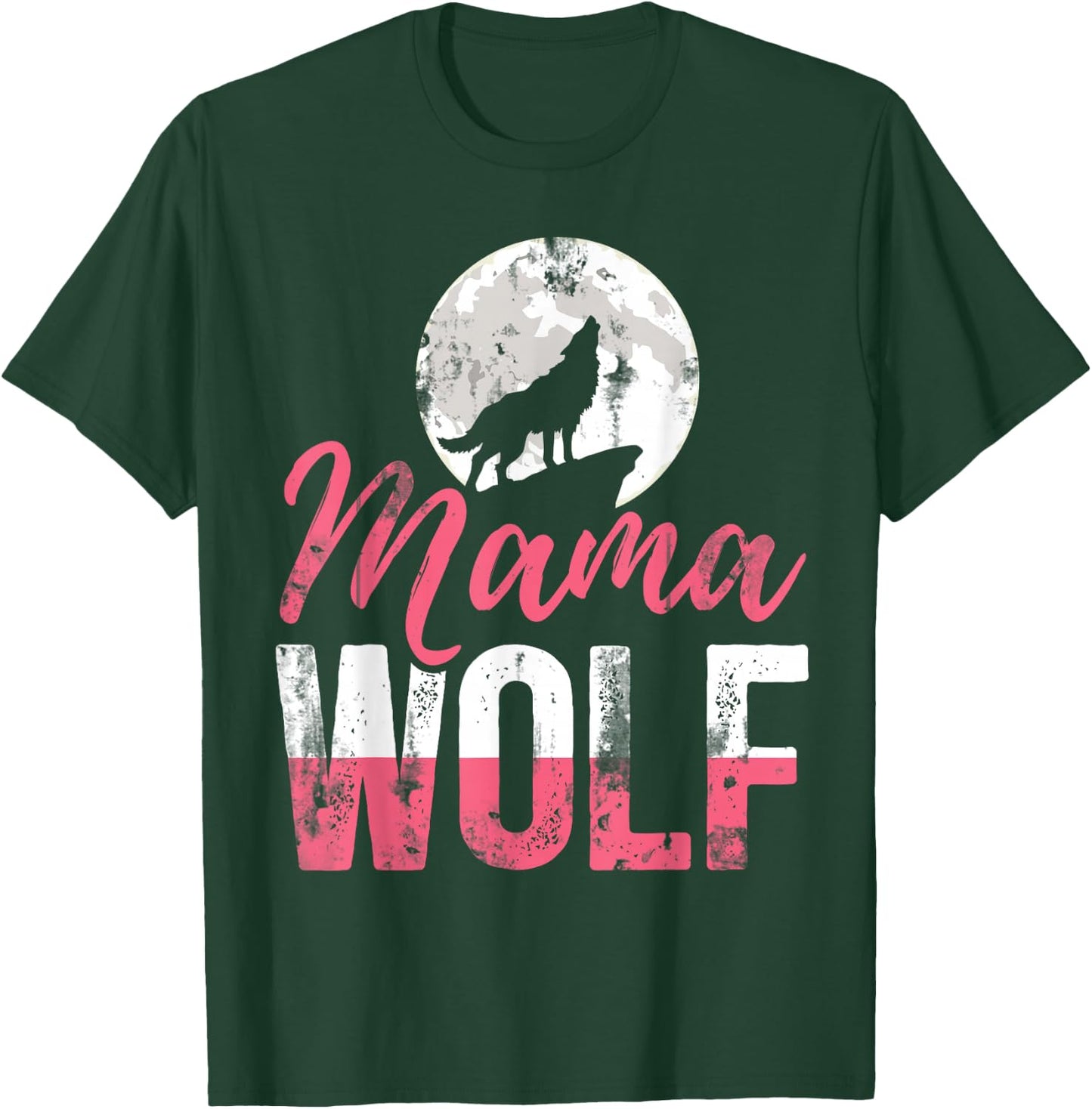 Wild Animal Lover Mothers Day Gift Mom Wolf T-Shirt - T-Shirt | Forest