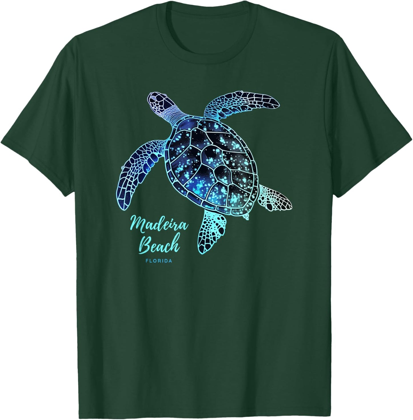 Madeira Beach FL Souvenir Vintage Sea Turtle Florida T-Shirt - T-Shirt | Forest