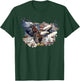 American Nature Bald Eagle Mullet US Flag Patriot Bird Lover T-Shirt - T-Shirt | Forest