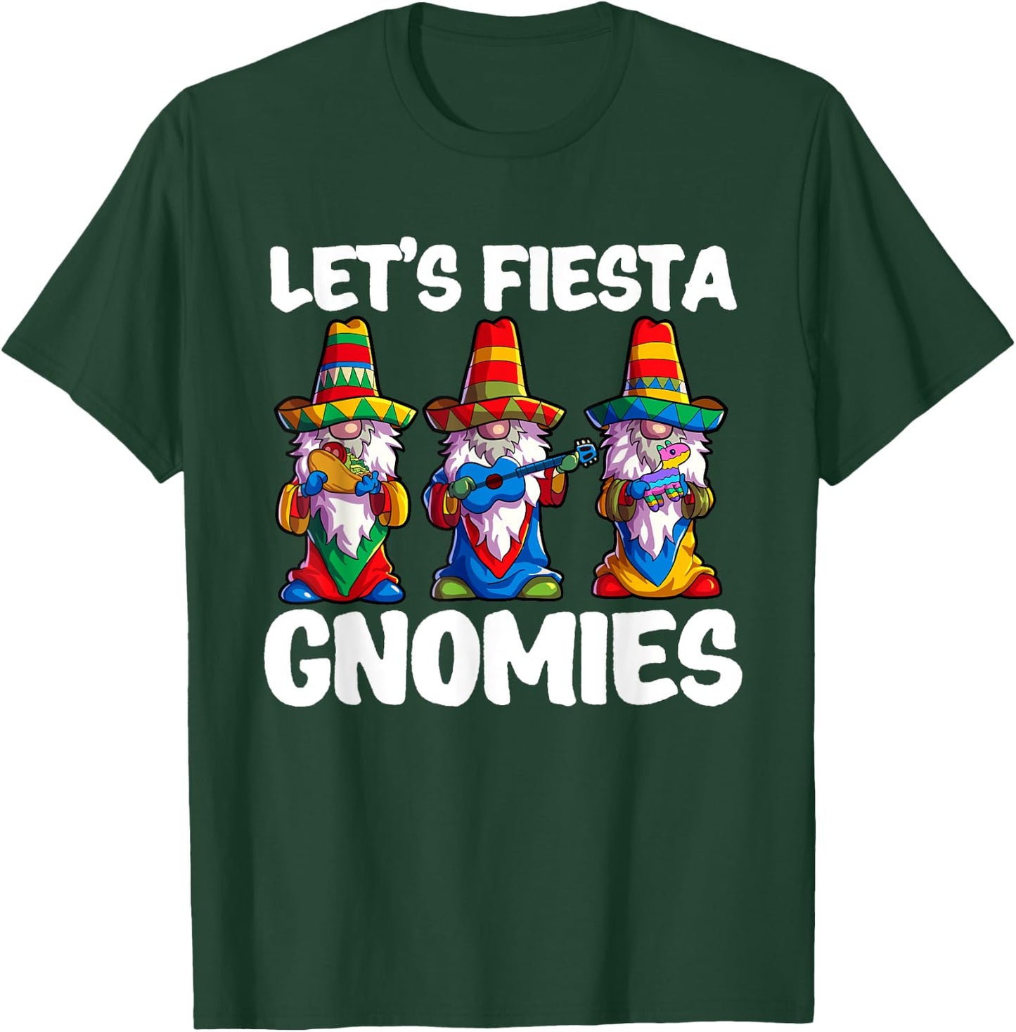 Cinco de Mayo Shirt Gnomes Women Mexican Taco Lover T-Shirt - T-Shirt | Forest
