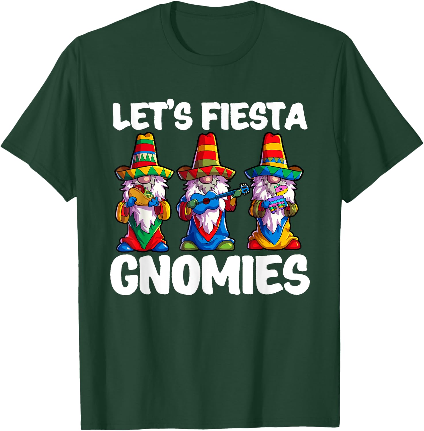 Cinco de Mayo Shirt Gnomes Women Mexican Taco Lover T-Shirt - T-Shirt | Forest