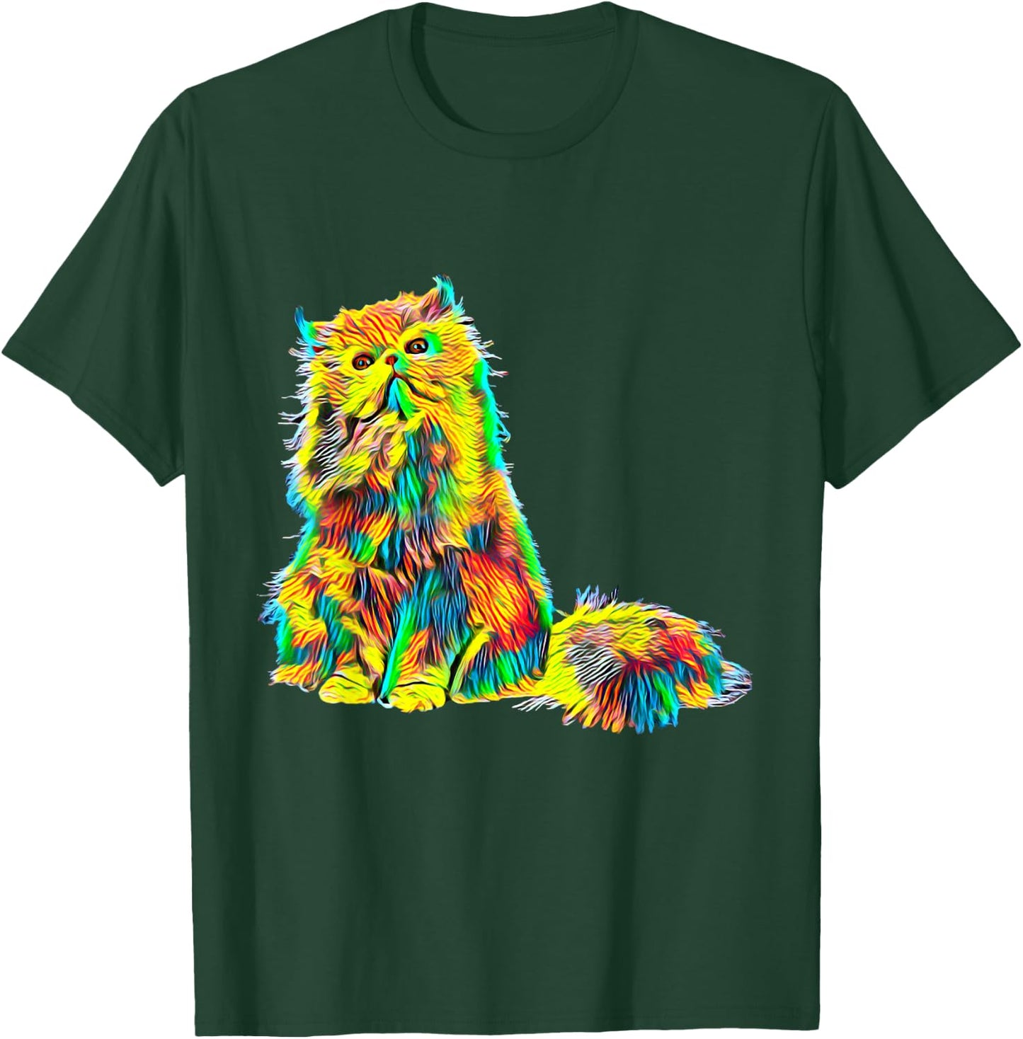 Persian Cat Women Girls Kids T-Shirt - T-Shirt | Forest