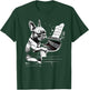 Cute French Bulldog Playing Piano Funny Dog and Piano Lover Men Women Kids T-Shirt - T-Shirt | Forest